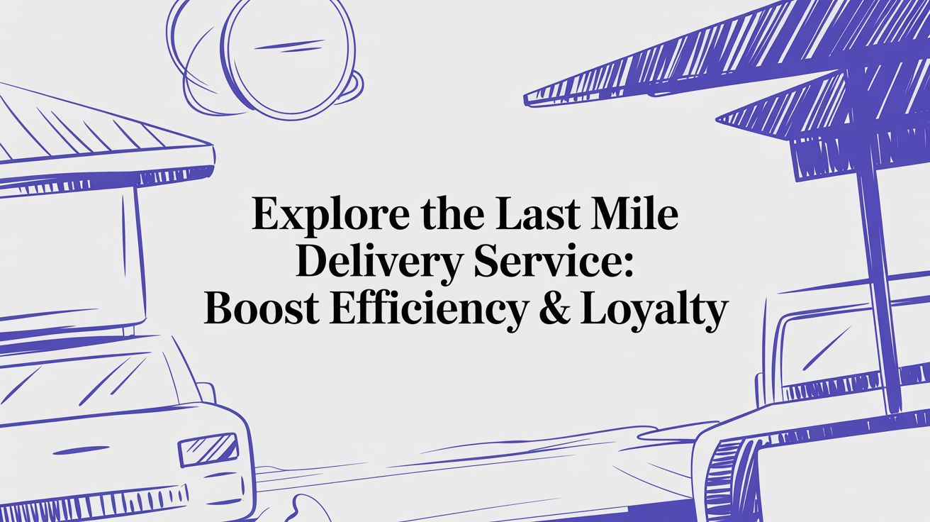 A thumbnail image for Explore the last mile delivery service: Boost efficiency & loyalty
