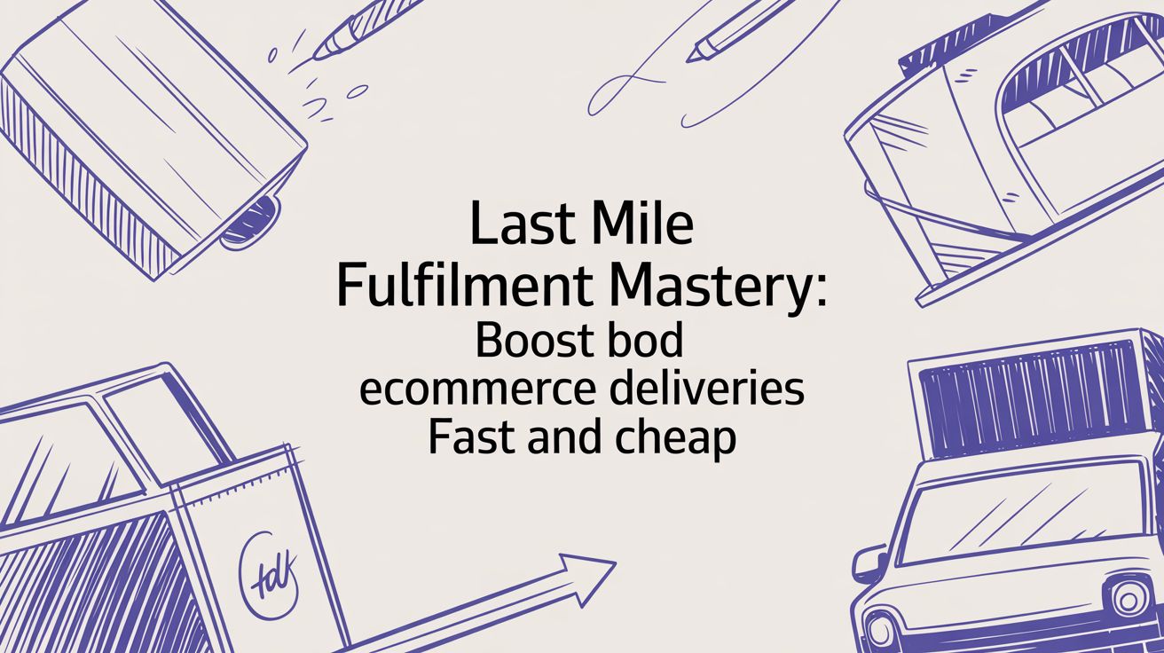A thumbnail image for Last Mile Fulfilment Mastery: Boost Ecommerce Deliveries Fast and Cheap