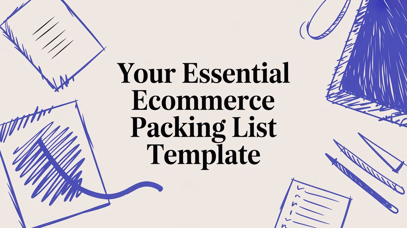 A thumbnail image for Your Essential Ecommerce Packing List Template